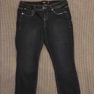 Torrid dark wash cropped jeans